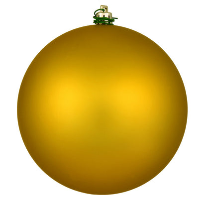 Vickerman 3" Medallion Gold Matte Ball Ornament 12 per Bag