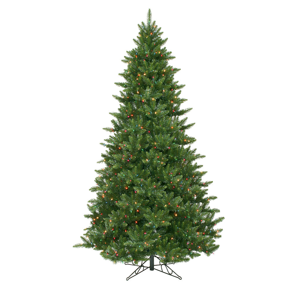Vickerman 9.5' Camdon Fir Artificial Christmas Tree Multi-colored Dura-lit Lights