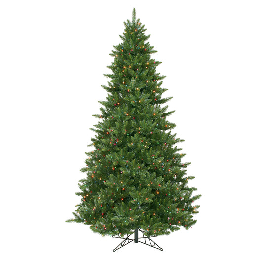 Vickerman 9.5' Camdon Fir Artificial Christmas Tree Multi-colored Dura-lit Lights