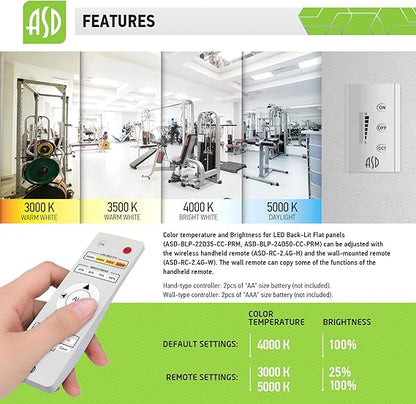 ASD Lighting Handheld remote for Color Changing