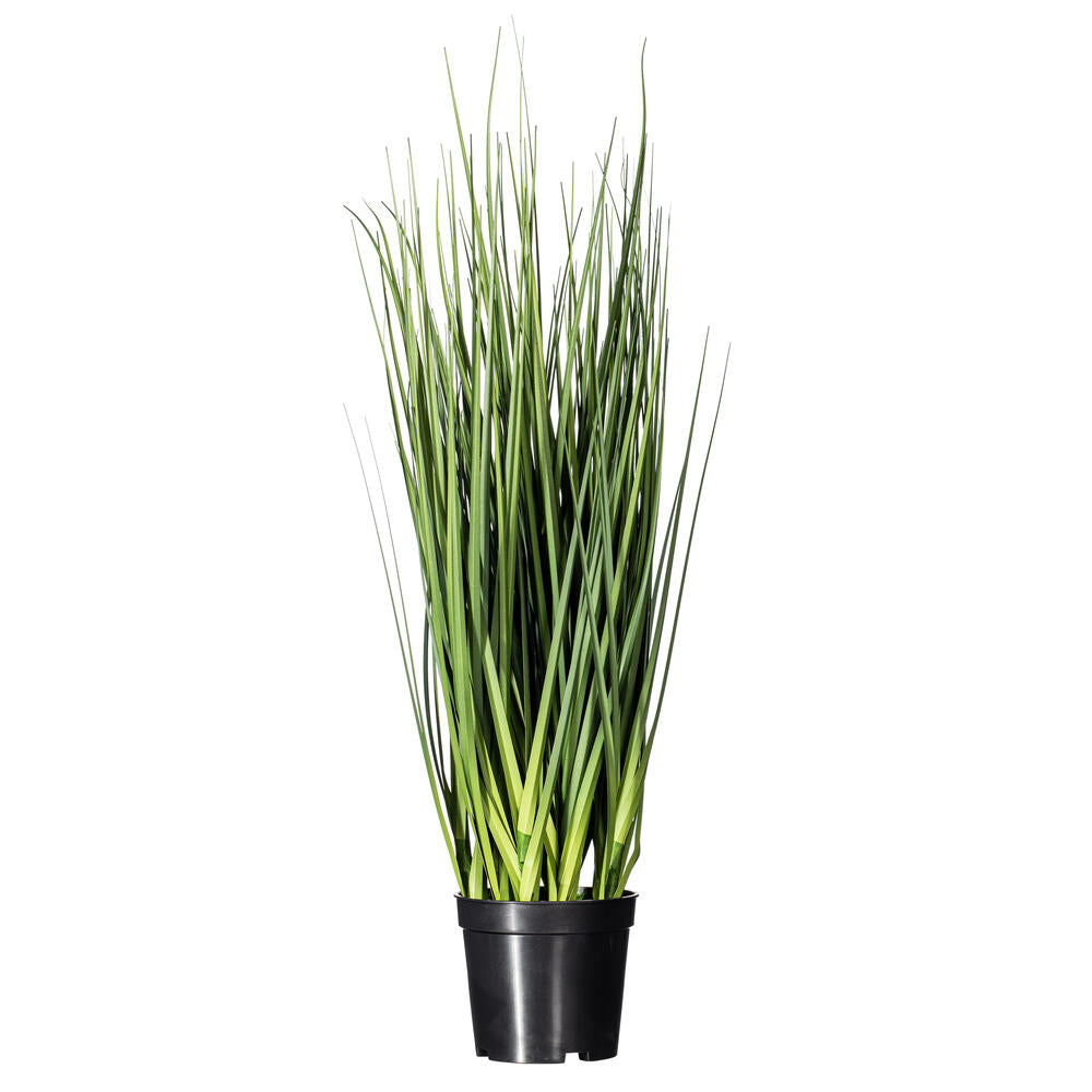 Vickerman 24" Artificial Potted Extra Full Green Grass.