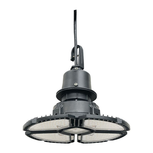 Westgate 150W 18000 Lumens UFO Highbay Lamp And E39 Socket, Adj. Angle, 50K, Industrial Lighting, 150W, 18000 Lumens, 5000K, Black Finish Na