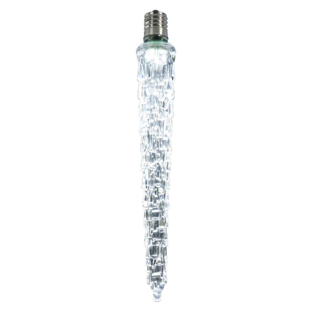 Vickerman 7" LED Cool White Icicle Replacement Bulb