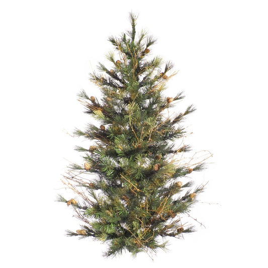Vickerman 2' Mixed Country Pine Artificial Christmas Wall Tree Unlit