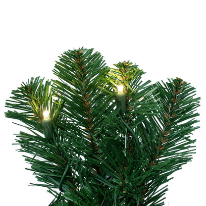 Vickerman 36" Grand Teton Artificial Christmas Square Wreath Warm White LED Lights