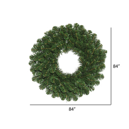 Vickerman 84" Oregon Fir Artificial Christmas Wreath Unlit