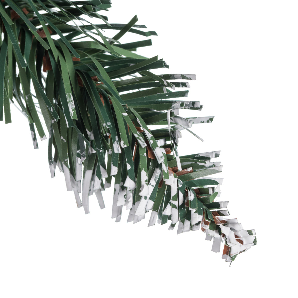 Vickerman 9' Snow Tipped Pine and Berry Artificial Christmas Garland Unlit