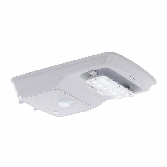 Westgate LED Solar Roadway/Flood Lights, Outdoor Lighting, 17W, 1600 Lumens, 5000K, Light Grey Finish