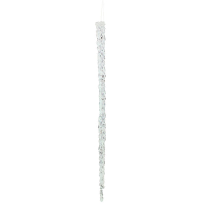 Vickerman 24" Clear Acrylic Icicle Christmas Ornament. 2 per box.