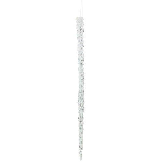 Vickerman 24" Clear Acrylic Icicle Christmas Ornament. 2 per box.