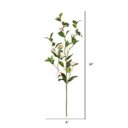Vickerman 34'' Artificial Pink Tea Rose Spray