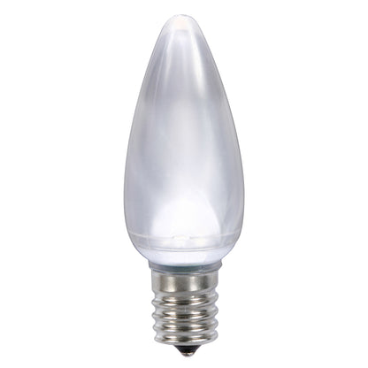 Vickerman C9 Ceramic LED Pure White Twinkle Bulb  Nickel Base 120V .6 Watts 25 Bulbs per Pack