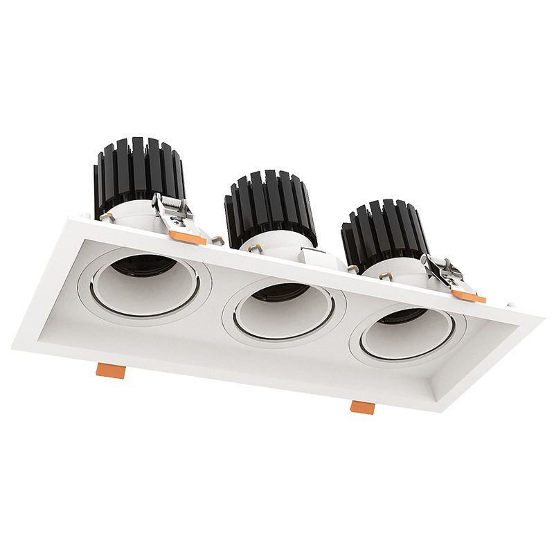 Westgate LED Recessed Light With 3 Slot White Trim, Residential Lighti ...