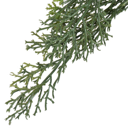 Vickerman 18" Artificial Cedar Spray. Includes 6 sprays per pack.