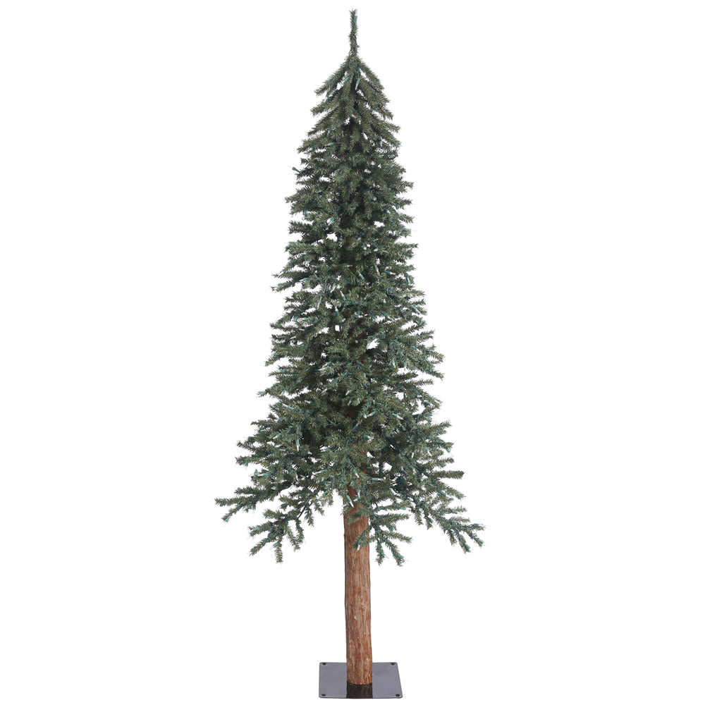Vickerman 7' Natural Bark Alpine Artificial Christmas Tree Unlit