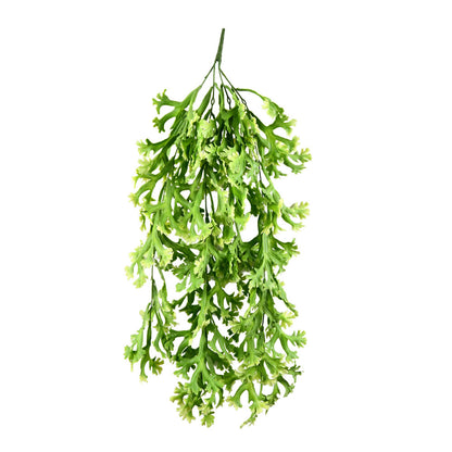 Vickerman 30" Artificial Staghorn Fern Hanging Bush.