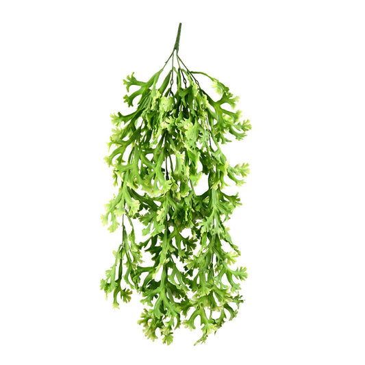 Vickerman 30" Artificial Staghorn Fern Hanging Bush.