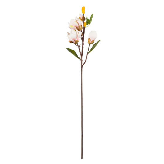 Vickerman 28" Artificial Pink Magnolia Stem Set of 3