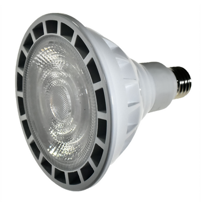 Damar PAR38 LED Flood Light Bulb 35W E26 Medium Base 3000K Soft White Ideal for Track & Recessed Spot Light Bulbs 120-277V 4000 Lumens White Finish Pack of 2
