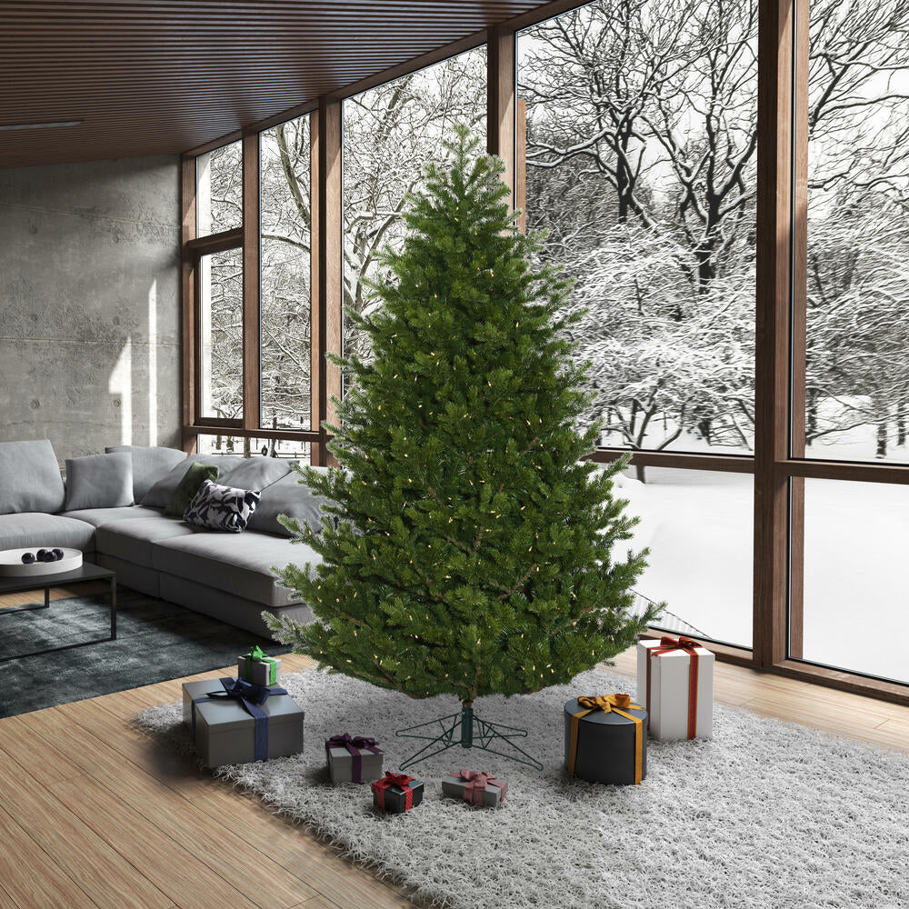 Vickerman 9' x 67" Eagle Fraser Full Artificial Christmas Tree with Warm White Dura-lit LED Lights
