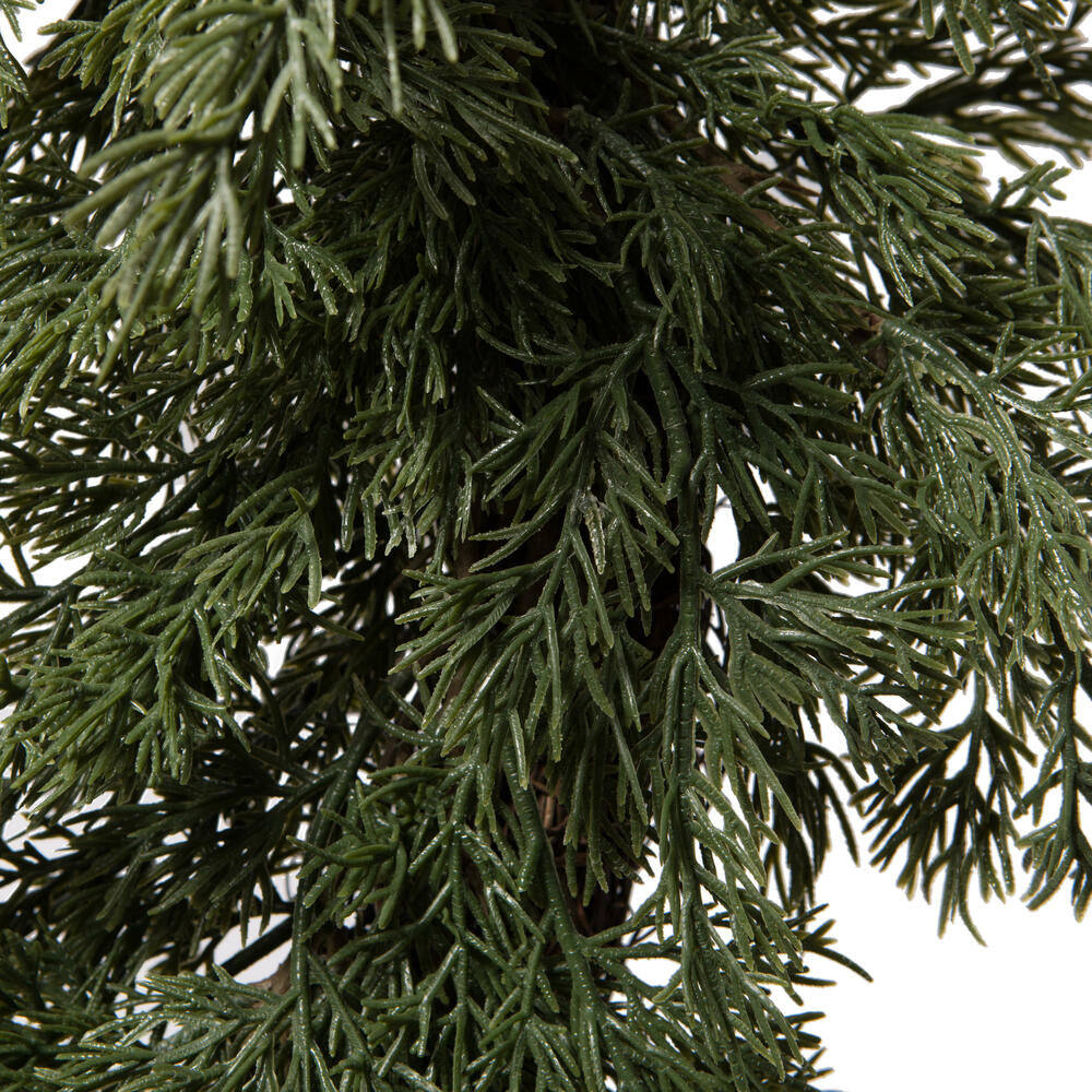 Vickerman 24" Artificial Green Cypress Wreath