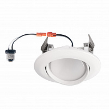 ASD Lighting LED Downlight Retrofit Kit Gimbal 4" 10W Dimmable 5000K White cETLus