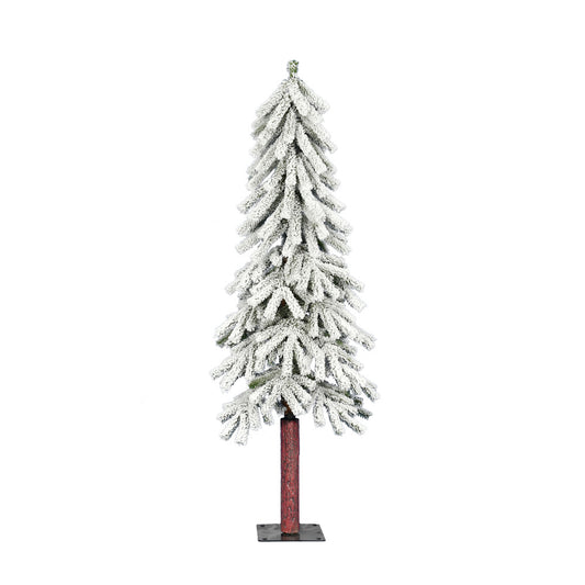 Vickerman 4' x 24" Flocked Alpine Artificial Christmas Tree Unlit