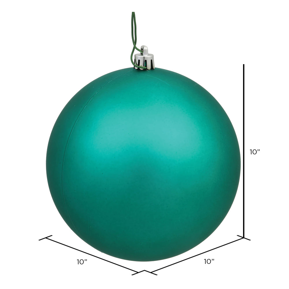 Vickerman 10" Sea Foam Matte Ball Ornament