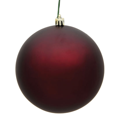Vickerman 2.4" Burgundy Matte Ball Ornament 24 per Bag