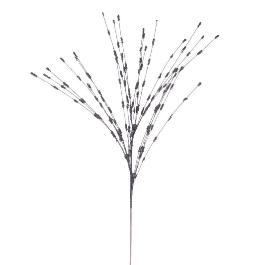 Vickerman 36" Pewter Berry Glitter Spray 6 per bag.