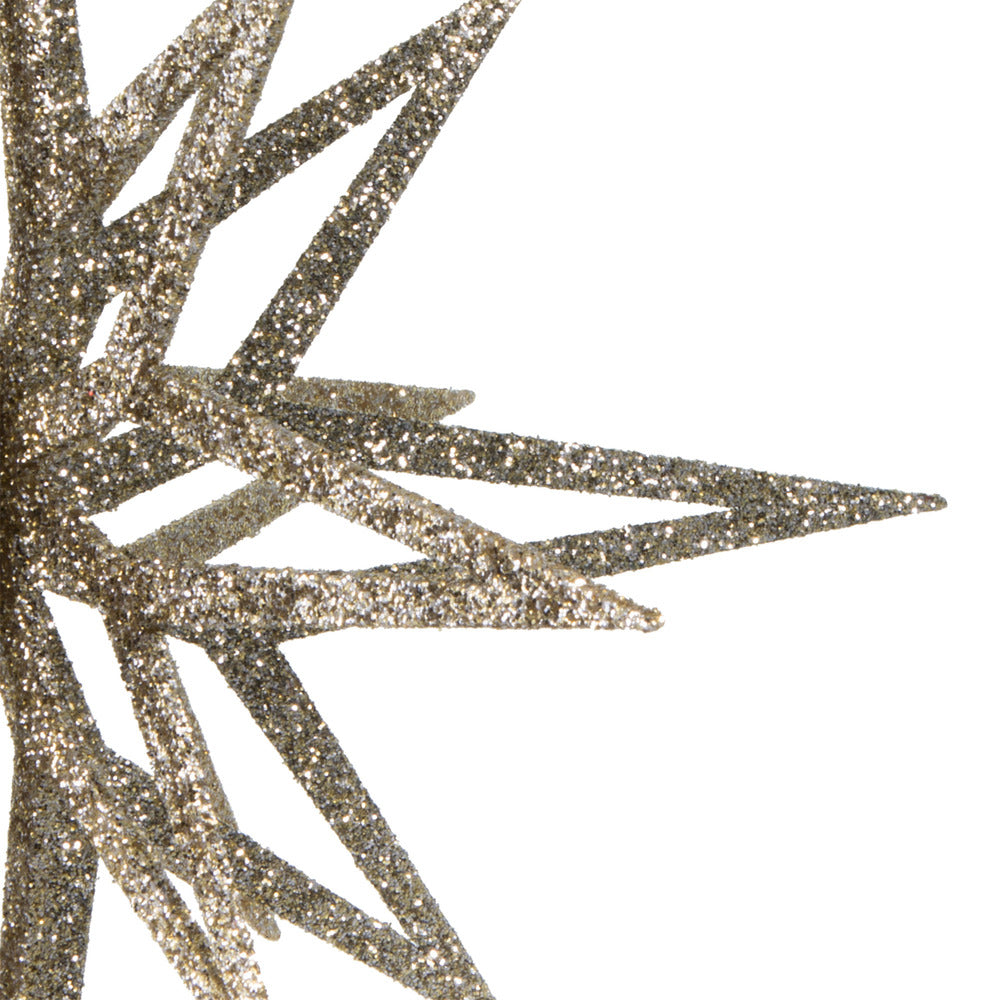 Vickerman 16" Champagne Iridescent Star Christmas Ornament