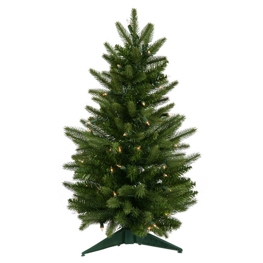 Vickerman 24" Fraser Fir Artificial Christmas Tree Clear Dura-lit Lights