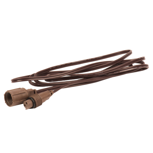 Vickerman 6' Coaxial Extension Cord for X6B6601PBG 50Lt Coaxal LED Set 6/Bag. Brown Wire.