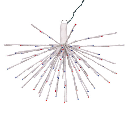 Vickerman 160Lt x 24" White Starburst Blue 5mm LED Lights.
