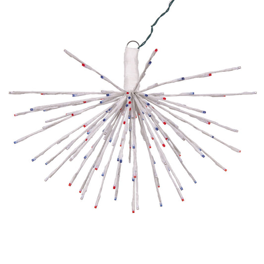 Vickerman 160Lt x 24" White Starburst Blue 5mm LED Lights.