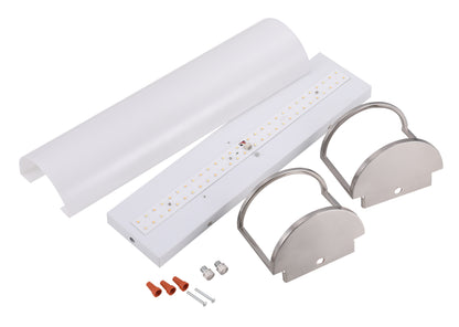 ASD Lighting LED Vanity linear 24inch 25W 120-277V Triac 3000/4000/5000K Nickel ETL