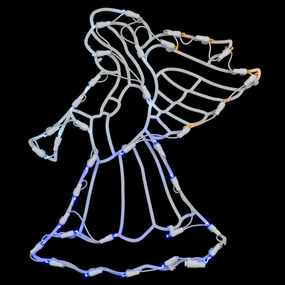 Vickerman 17" Angel Wire Silhouette with 35 LED Lights