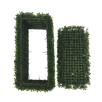 Vickerman 24" Artificial Green Boxwood Hedge.