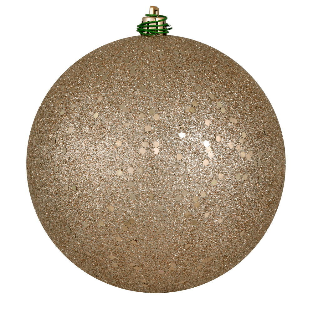 Vickerman 12" Oat Sequin Ball Ornament