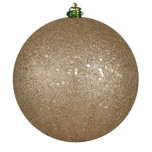 Vickerman 12" Oat Sequin Ball Ornament