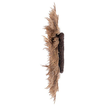 Vickerman 20" Artificial Mocha Brown Pampas Grass Wreath