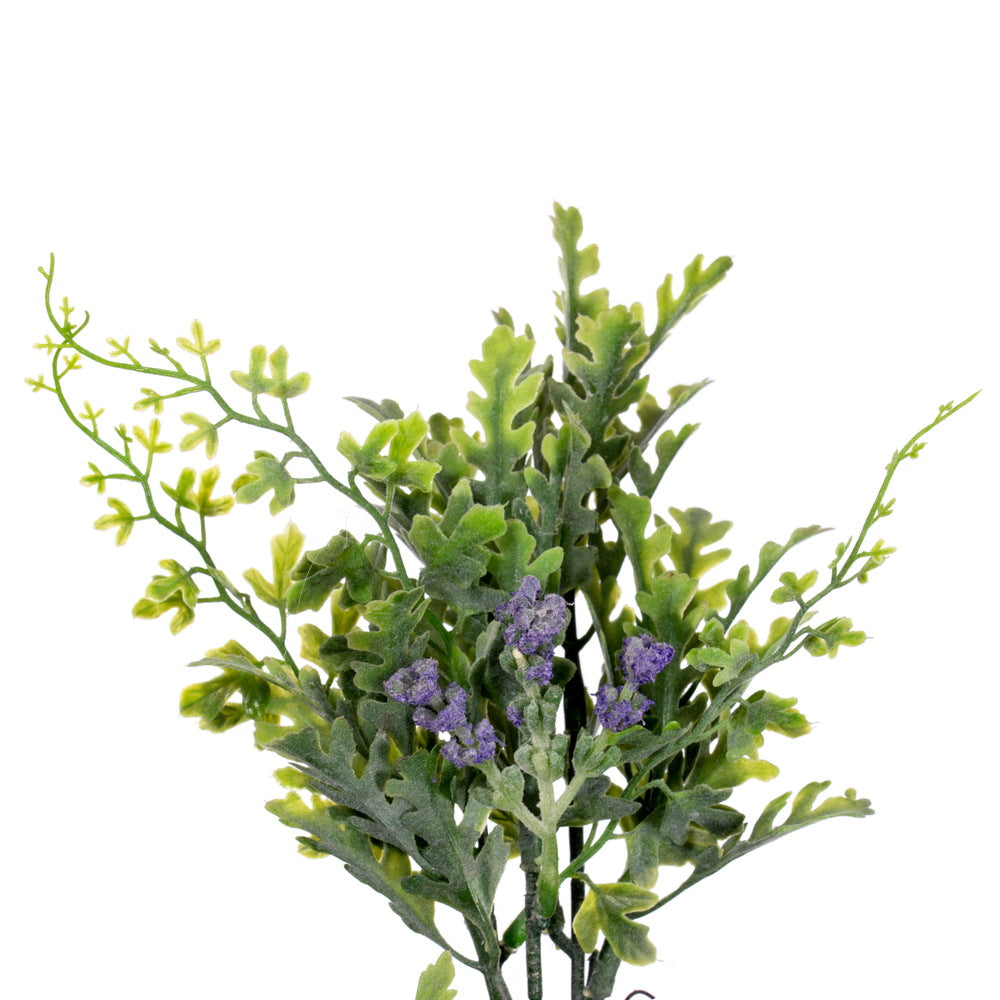 Vickerman 18" Green Artificial Senecio Cineraria Wreath.