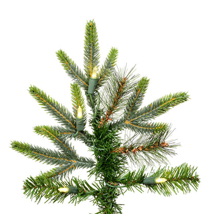 Vickerman 6' Shawnee Fir Artificial Christmas Tree Warm White LED Dura-lit Lights