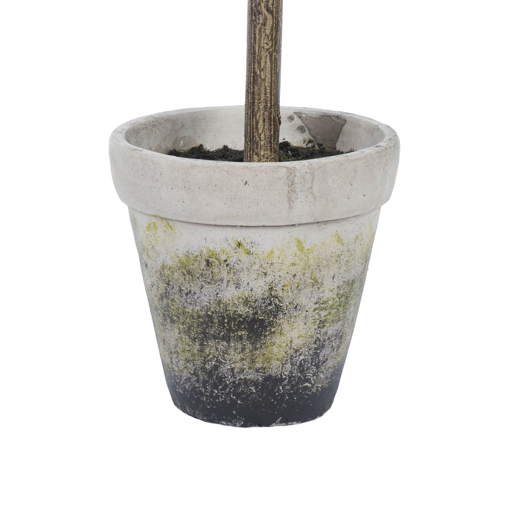 Vickerman 44" Artificial Lavender in Cement Pot.