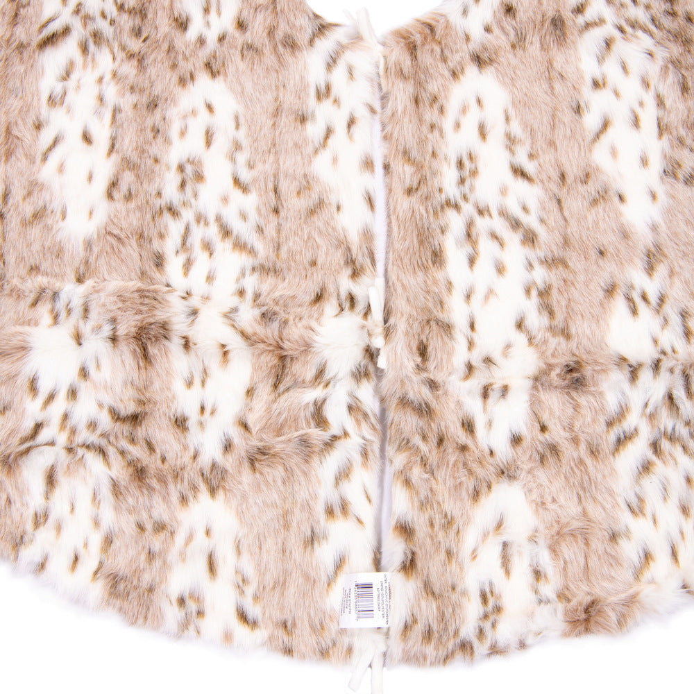 Vickerman 60" Iberian Faux Fur Tree Skirt