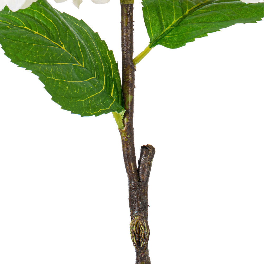 Vickerman 27" Artificial White Hydrangea Stem