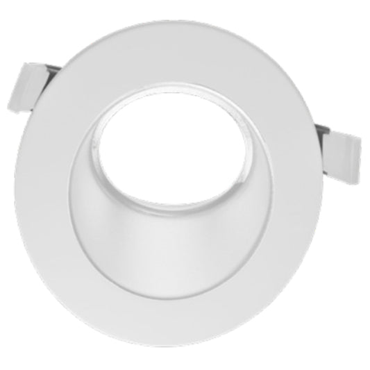 Westgate CRLC Series 4In Round Wall Wash Trim - White, Commercial Indoor Lighting, White Finish