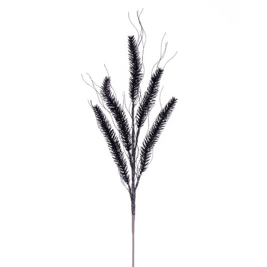Vickerman 30" Pewter Wheat Glitter Spray 6 per bag.
