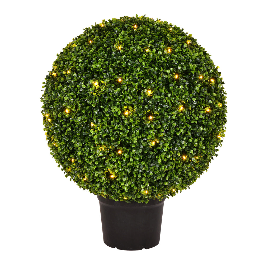 Vickerman 24" Artificial Green Boxwood Ball.