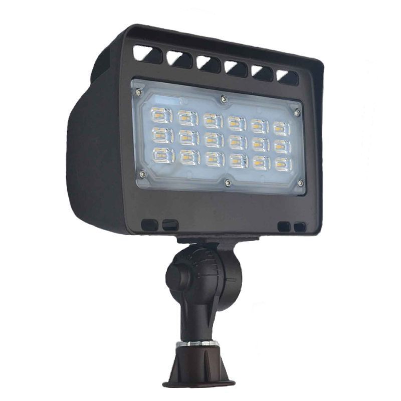 Westgate 12-Volt AC Integrated LED Wall Wash Lights, Outdoor Lighting, 30W, 3150 Lumens, 5000K, Bronze Finish